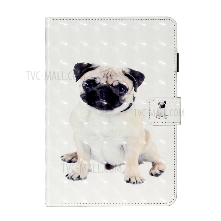 Light Spot Decor Patterned PU Leather Stand Shell Tablet Shell Cover for iPad Mini/mini (2019) 7.9 inch/4/3/2 - Dog-2
