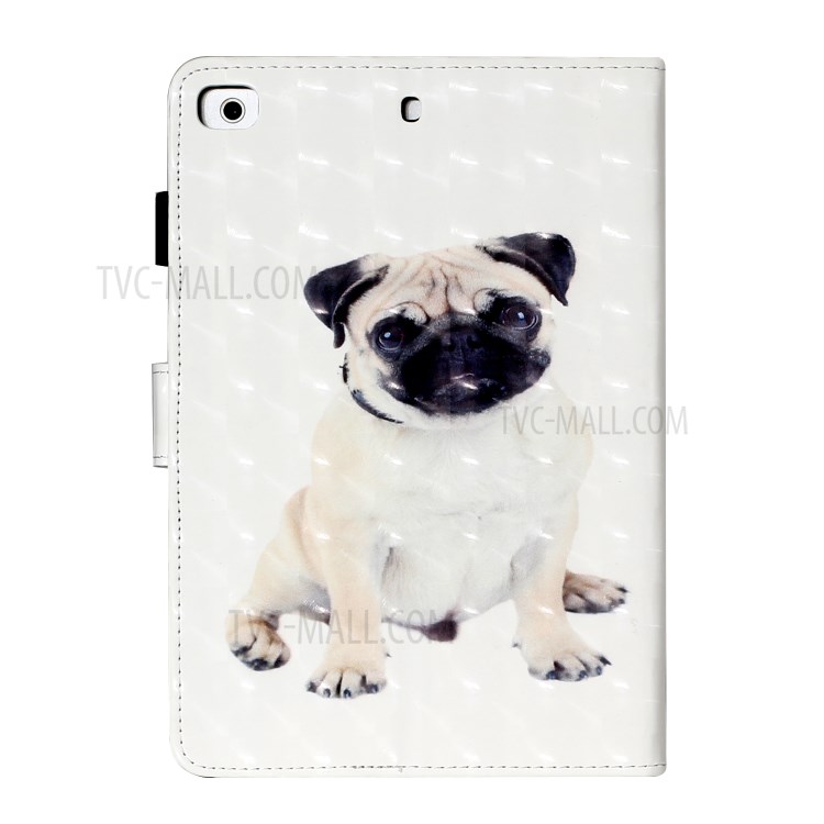 Light Spot Decor Patterned PU Leather Stand Shell Tablet Shell Cover for iPad Mini/mini (2019) 7.9 inch/4/3/2 - Dog-4