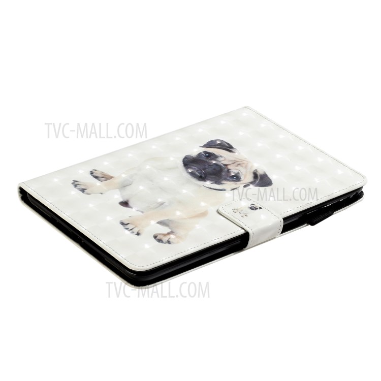 Light Spot Decor Patterned PU Leather Stand Shell Tablet Shell Cover for iPad Mini/mini (2019) 7.9 inch/4/3/2 - Dog-6
