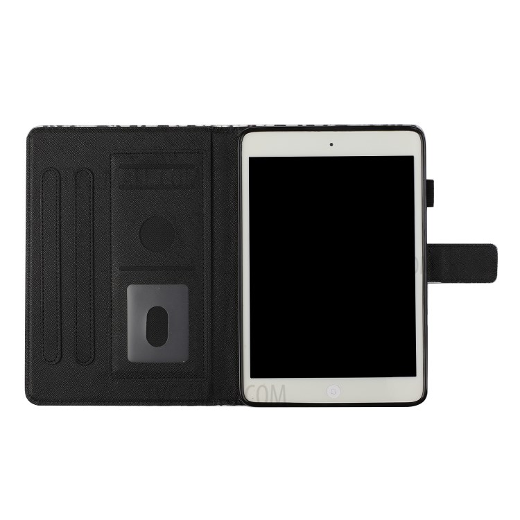 Light Spot Decor Patterned PU Leather Stand Shell Tablet Shell Cover for iPad Mini/mini (2019) 7.9 inch/4/3/2 - Dog-7