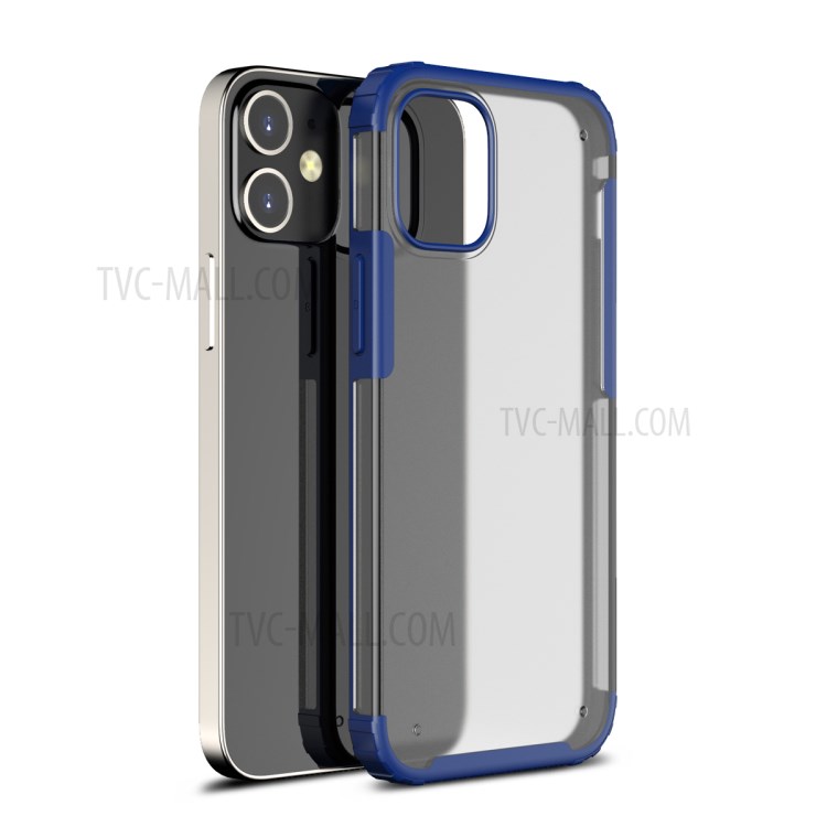 Armor Series Anti-fingerprint Matte Skin TPU + PC Cover for iPhone 12 mini - Blue-1