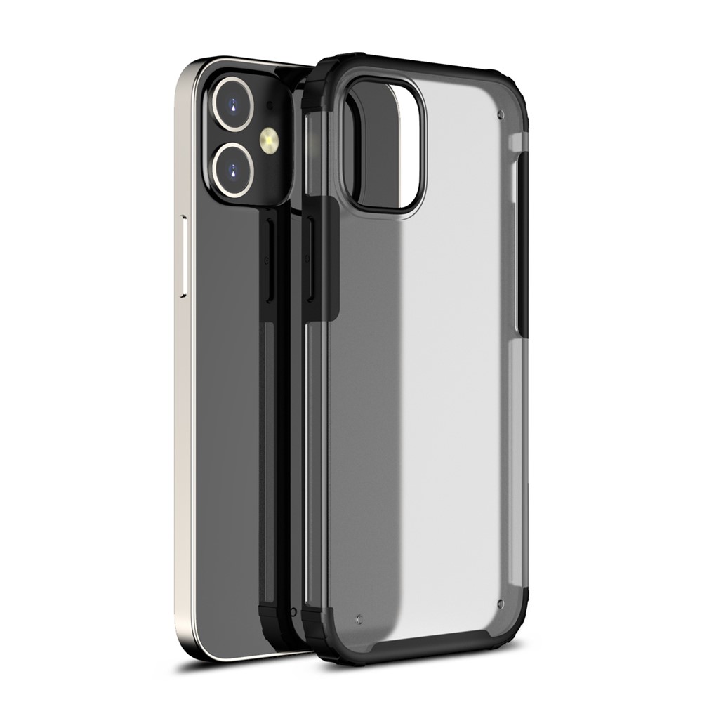 Armor Series Matte PC + TPU Phone Case for iPhone 12 Pro Max 6.7 inch - Black-1