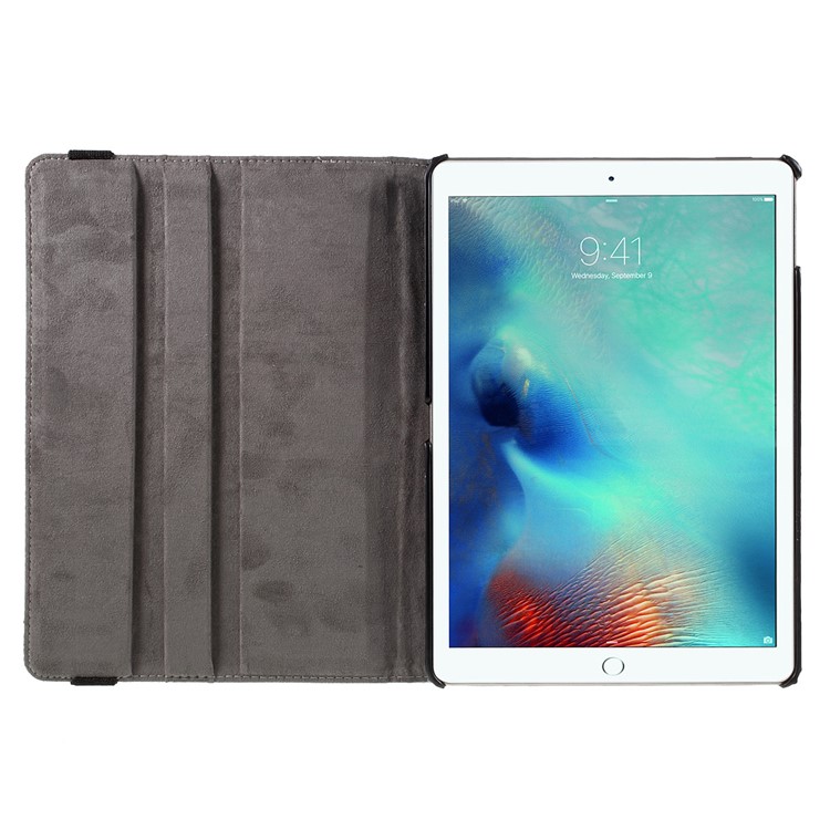 360 Rotation Stand Leather Case for iPad Pro 9.7 inch - Zebra Pattern-9