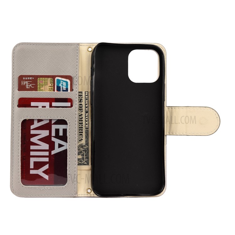 Color Splicing Cross Texture PU Leather Wallet Stand Phone Shell for iPhone 12 Pro Max 6.7 inch - Grey-4