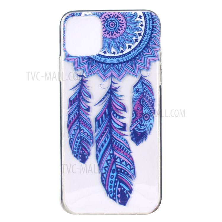 Impressão de Padrões Claros Tampa Traseira Soft TPU Para Iphone 12 Pro/12 - Apanhador de Sonhos-2