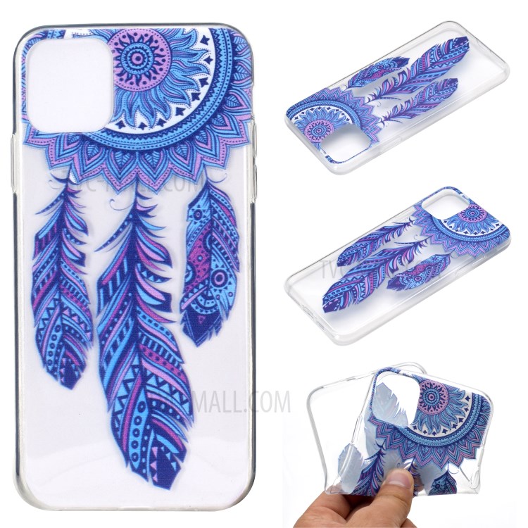 Pattern Printing TPU Soft Case Accessory for iPhone 12 5.4 inch - Dream Catcher-1