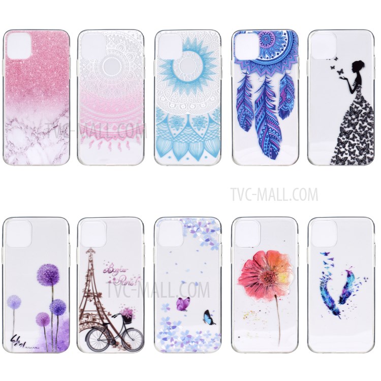 Pattern Printing TPU Soft Case Accessory for iPhone 12 5.4 inch - Dream Catcher-7