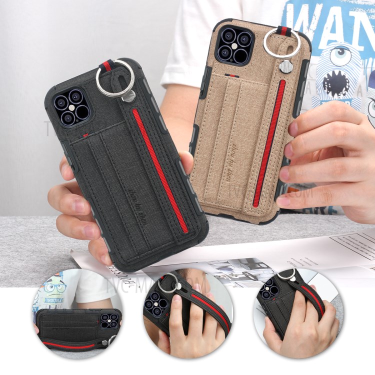Rivestite Panno SHOUHUSHEN Copertura Del PC TPU Per Iphone 12 5,4 Pollici - Cachi-4