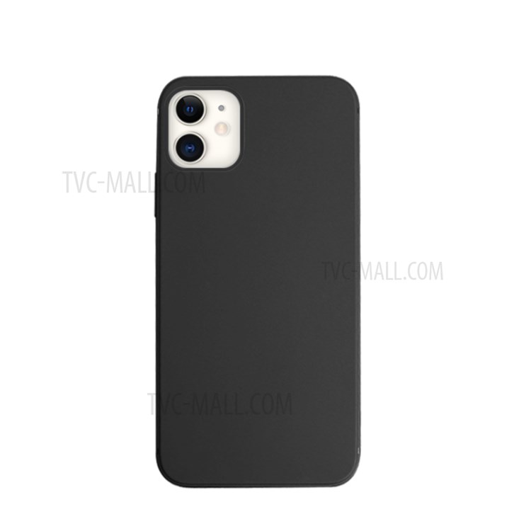 NXE Soft Series Ultra-thin Matte TPU Phone Protection Case for iPhone 12 Max/12 Pro 6.1 inch - Black-1