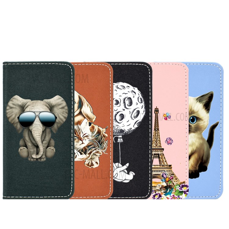 Pattern Printing Leather Case Stand Wallet Phone Cover for Apple iPhone 12 Max/12 Pro 6.1 inch - Astronaut-11