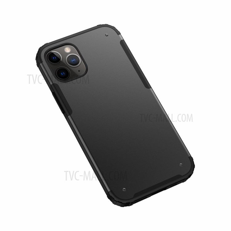 Matte PC + TPU Hybrid Shockproof Case for iPhone 12 5.4 inch - Black-4