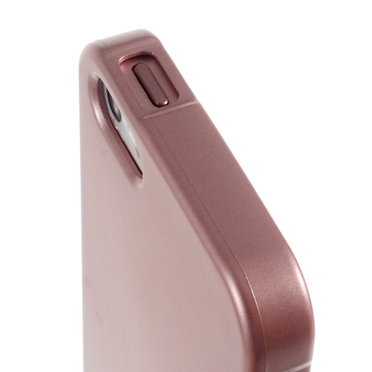 MERCURY GOOSPERY i JELLY for iPhone SE 5s 5 Metallic Finish TPU Cover - Rose Gold-5