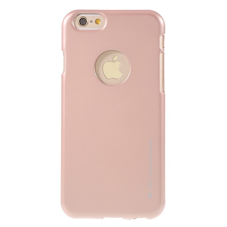 MERCURY GOOSPERY i JELLY Metallic Finish TPU Cover for iPhone 6s Plus /6 Plus - Rose Gold-2