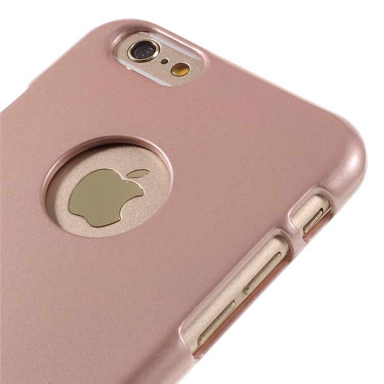 MERCURY GOOSPERY i JELLY Metallic Finish TPU Cover for iPhone 6s Plus /6 Plus - Rose Gold-4