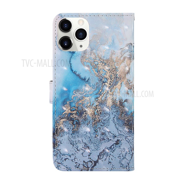Pattern Printing Light Spot Decor Leather Shell with Strap for iPhone 12 5.4 inch - Lava-2