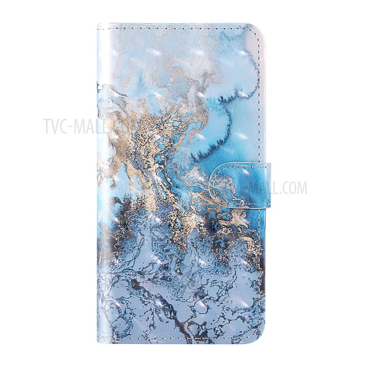 Pattern Printing Light Spot Decor Leather Shell with Strap for iPhone 12 5.4 inch - Lava-3
