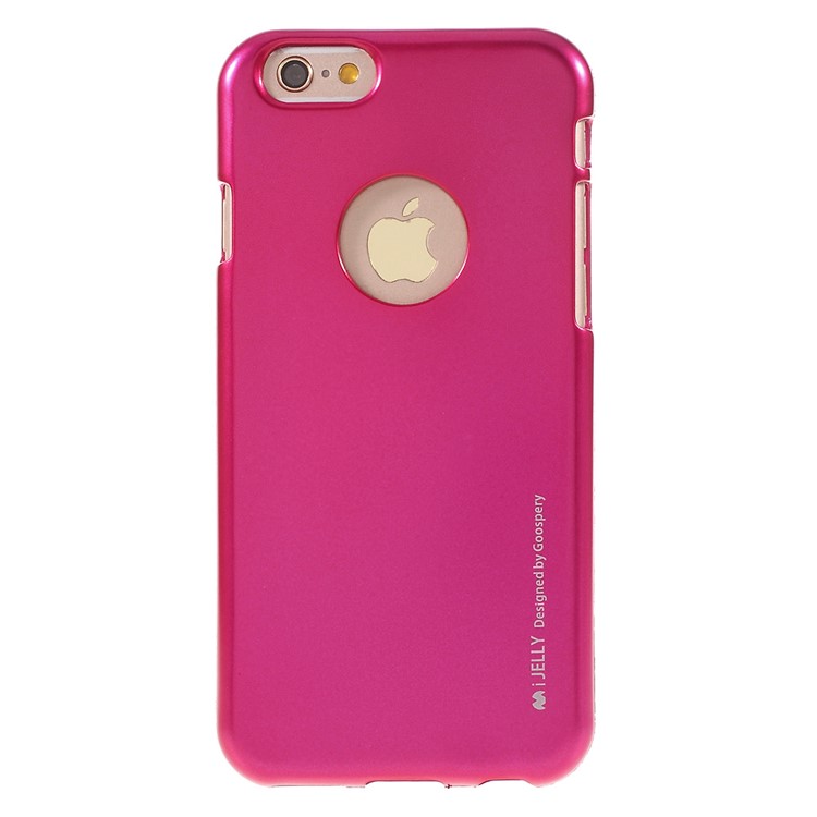MERCURY GOOSPERY i JELLY for iPhone 6s 6 Metallic Finish TPU Shell - Rose-2