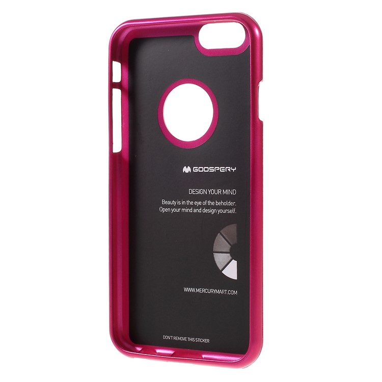 MERCURY GOOSPERY i JELLY for iPhone 6s 6 Metallic Finish TPU Shell - Rose-3