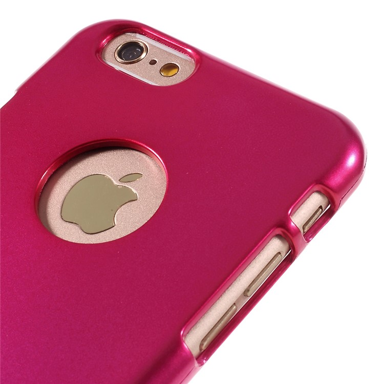 MERCURY GOOSPERY i JELLY for iPhone 6s 6 Metallic Finish TPU Shell - Rose-4