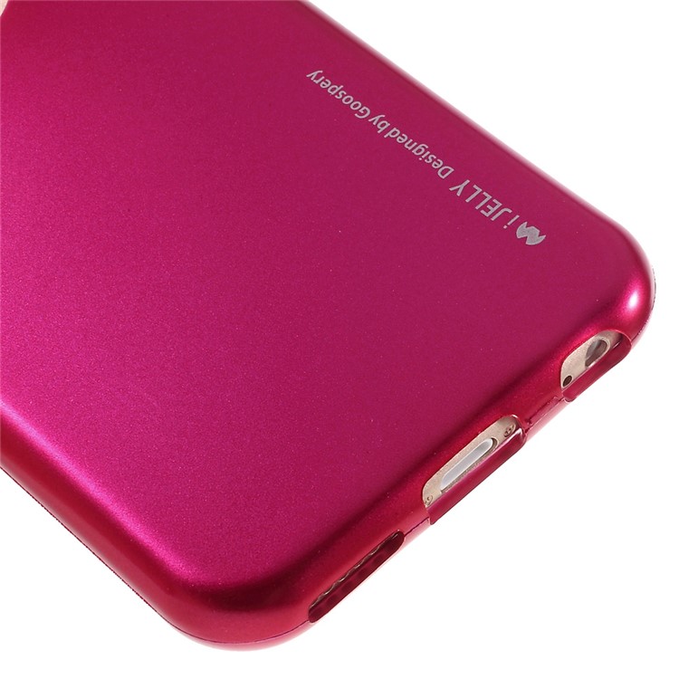 MERCURY GOOSPERY i JELLY for iPhone 6s 6 Metallic Finish TPU Shell - Rose-5