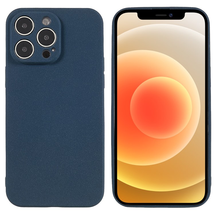 Double-sided Matte TPU Case for iPhone 12 Pro Max 6.7 inch - Blue-1