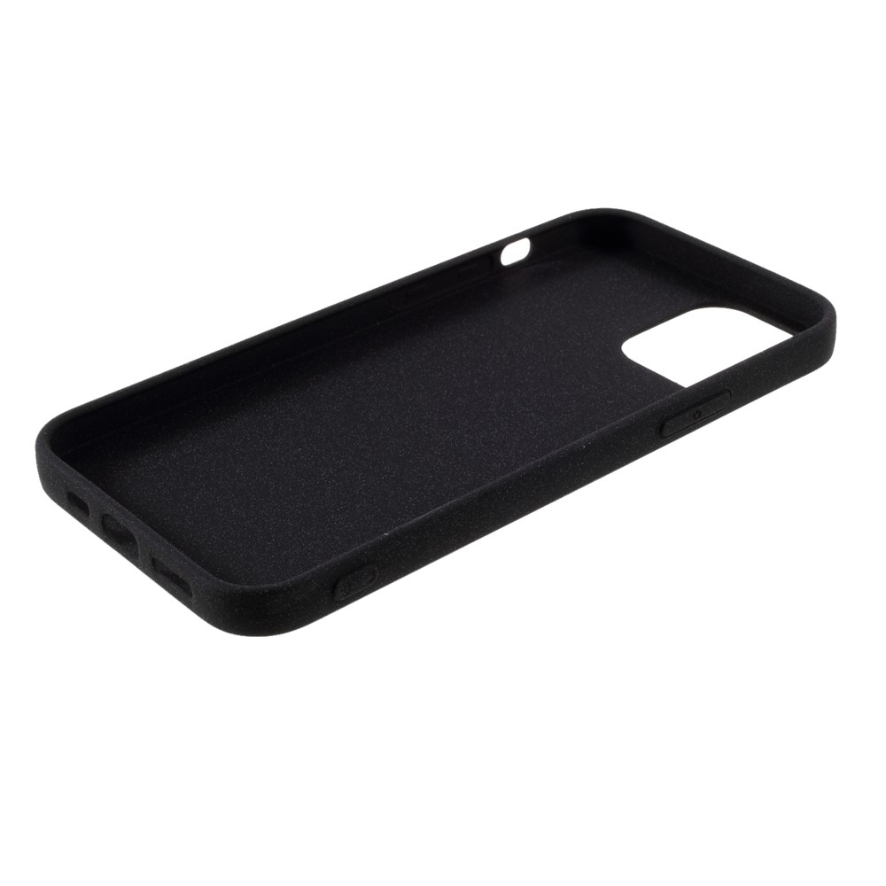 Double-sided Matte TPU Shell (3 Camera Lens Edition) for iPhone 12 Max/12 Pro 6.1 inch - Black-7