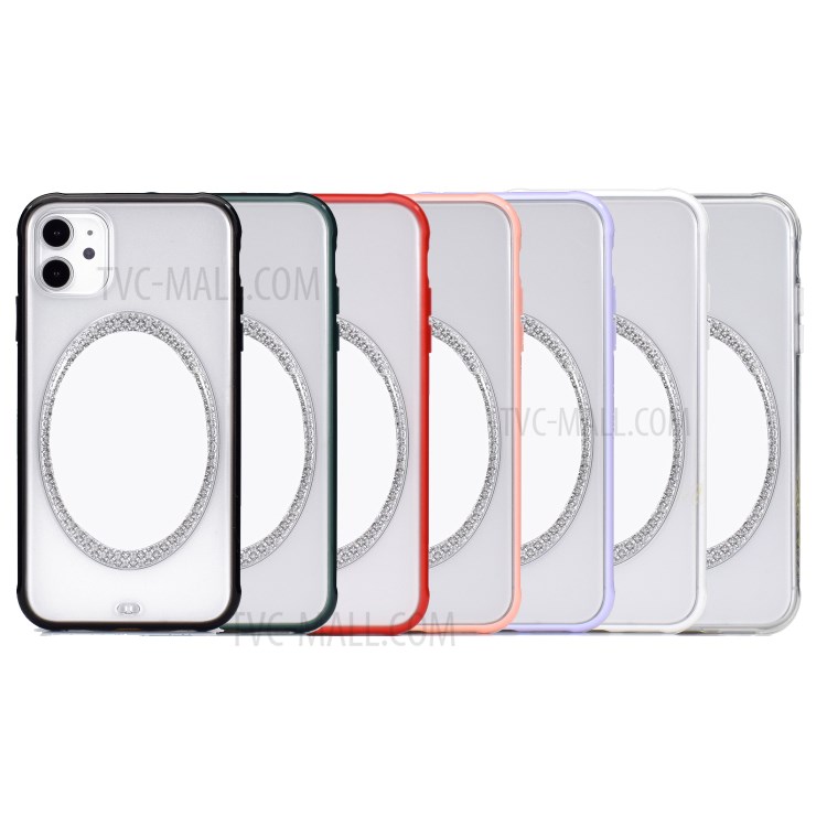 Makeup Mirror PC Shockproof Back Cover for iPhone 11 6.1 inch - Black-7