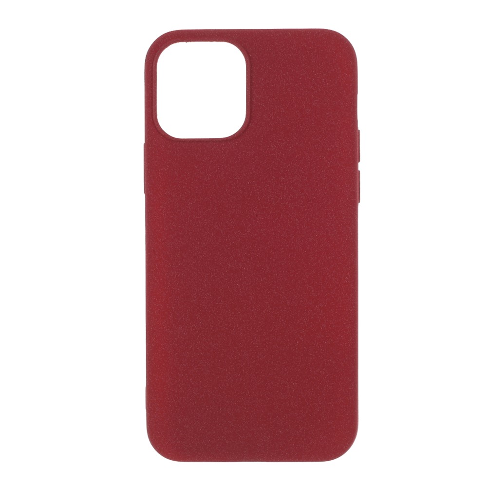 Double-sided Matte TPU Shell Case for iPhone 12 mini - Red-1