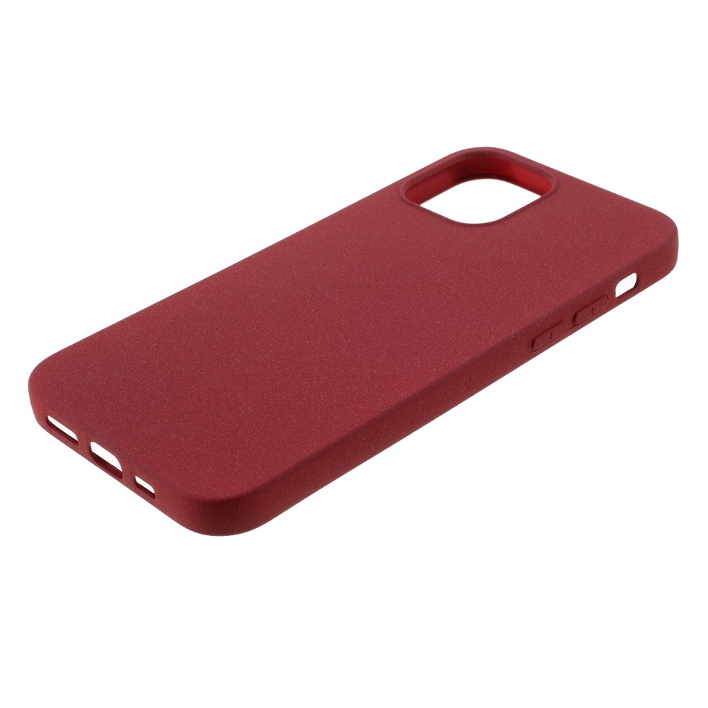 Double-sided Matte TPU Shell Case for iPhone 12 mini - Red-4