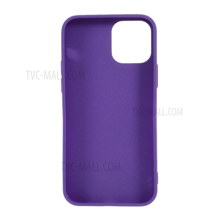 Double-sided Matte TPU Shell Case for iPhone 12 mini - Purple-3
