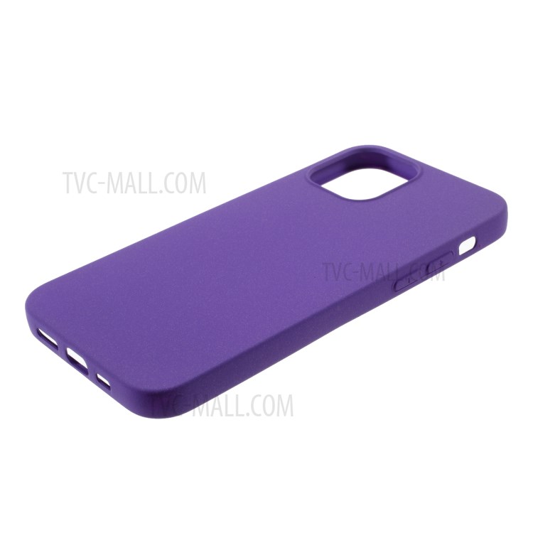 Double-sided Matte TPU Shell Case for iPhone 12 mini - Purple-4