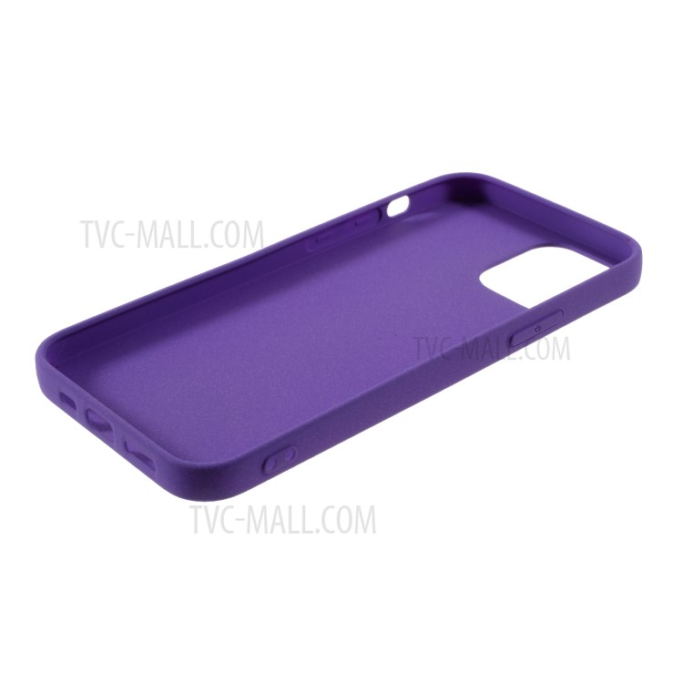 Double-sided Matte TPU Shell Case for iPhone 12 mini - Purple-5