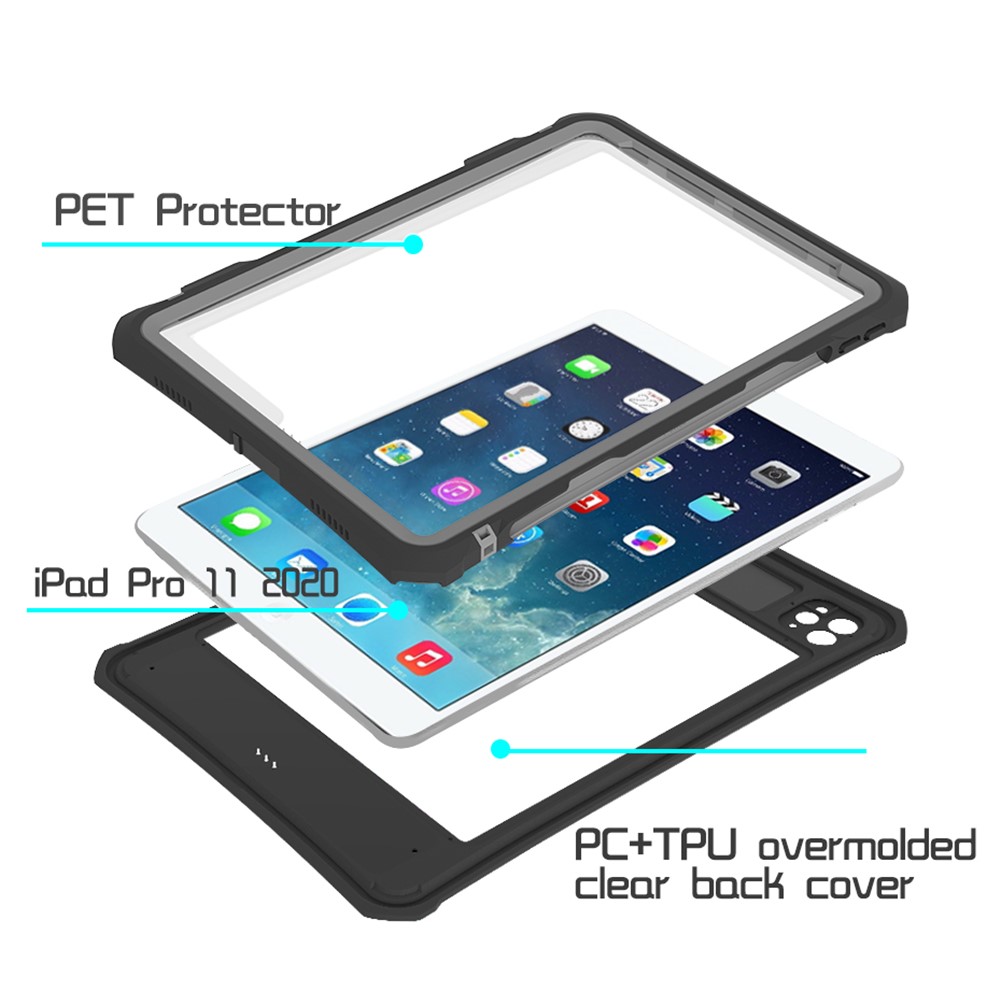 IP68 Waterproof Drop-proof Dust-proof Tablet Cover for iPad Pro 11-inch (2020)/(2018)-7