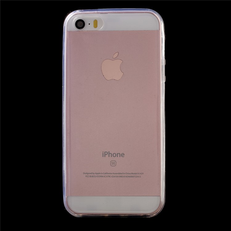 Berührbarer Schirm Freier Weicher TPU Fall Für Iphone Se / 5s / 5 - Transparent-2