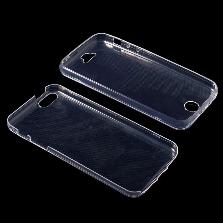 Berührbarer Schirm Freier Weicher TPU Fall Für Iphone Se / 5s / 5 - Transparent-4