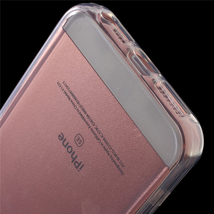 Berührbarer Schirm Freier Weicher TPU Fall Für Iphone Se / 5s / 5 - Transparent-5