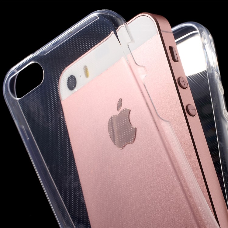 Berührbarer Schirm Freier Weicher TPU Fall Für Iphone Se / 5s / 5 - Transparent-7