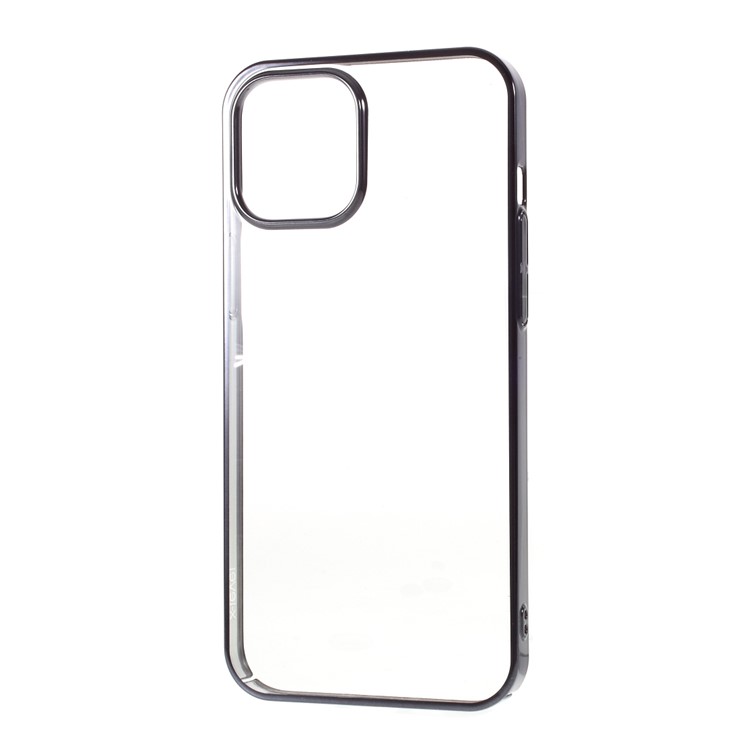 X-LEVEL Dawn Series Electroplated PC Hard Protective Cover for iPhone 12 Pro/12 - Grey-2