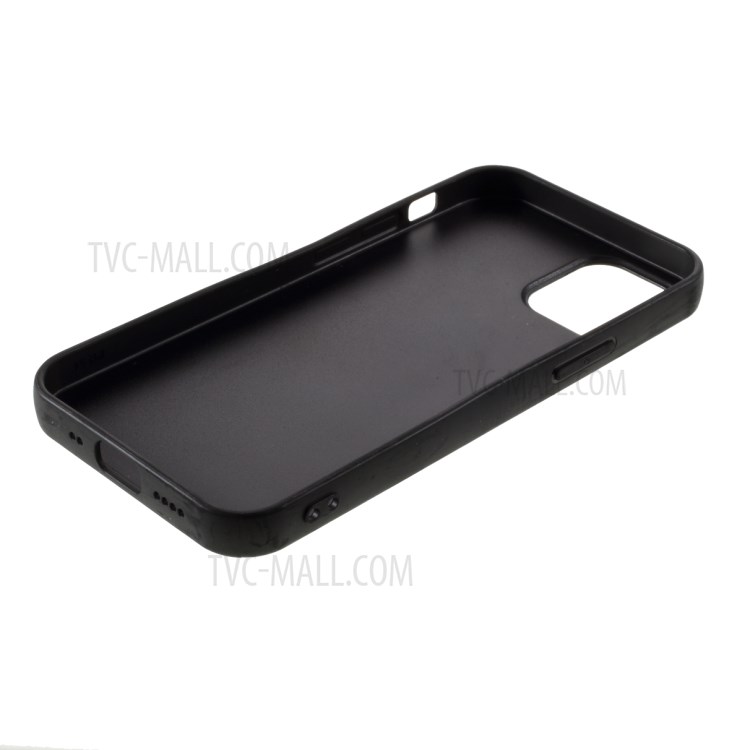 X-LEVEL Vintage Style PU Leather Coated TPU Phone Shell for iPhone 12 mini - Blue-5