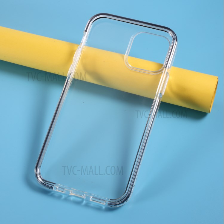 Bi-color TPU Shell Phone Cover for iPhone 12 mini - Black-5