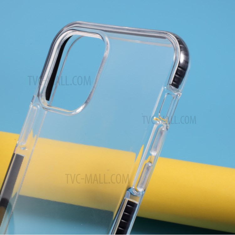 Bi-color TPU Shell Phone Cover for iPhone 12 mini - Black-7