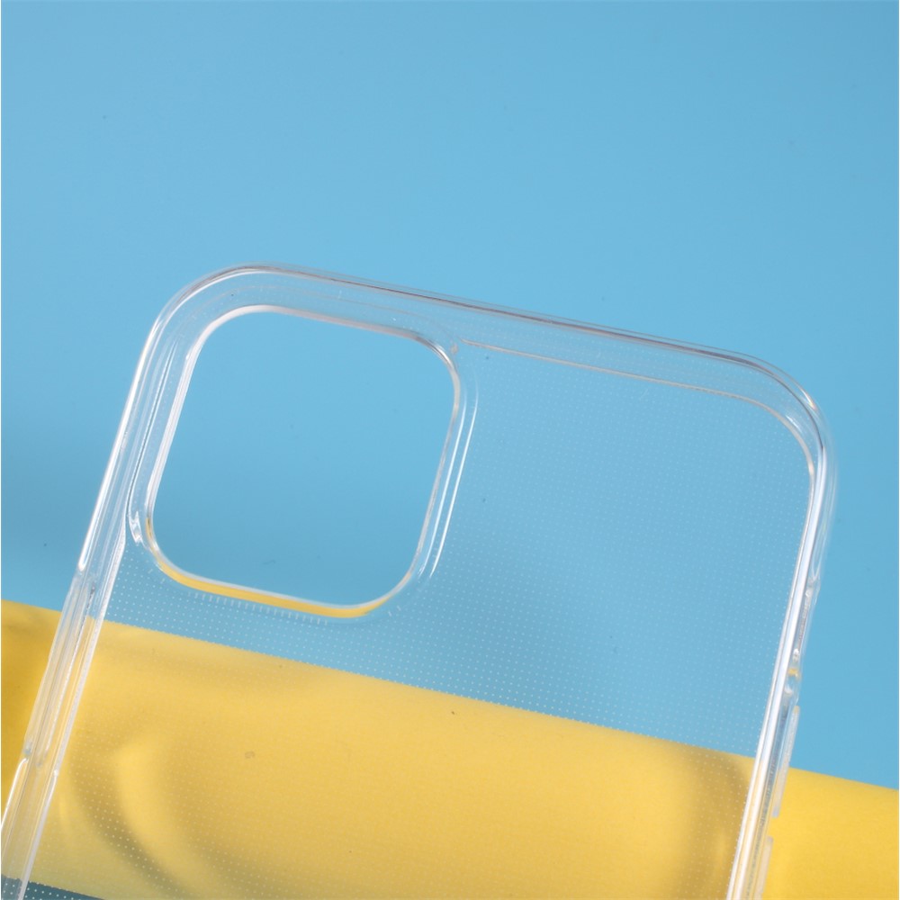 Watermark Resistant Clear TPU Back Cover 2mm Thickness for iPhone 12 mini-3