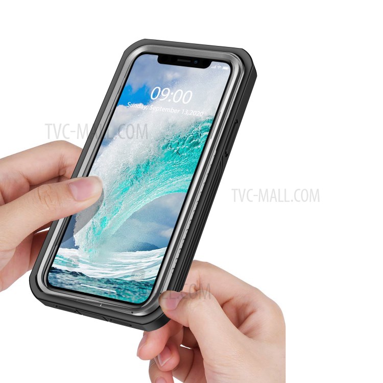 Full Protection Hard PC Protection Shell Built-in PET Screen Film for iPhone 12 5.4 inch-10
