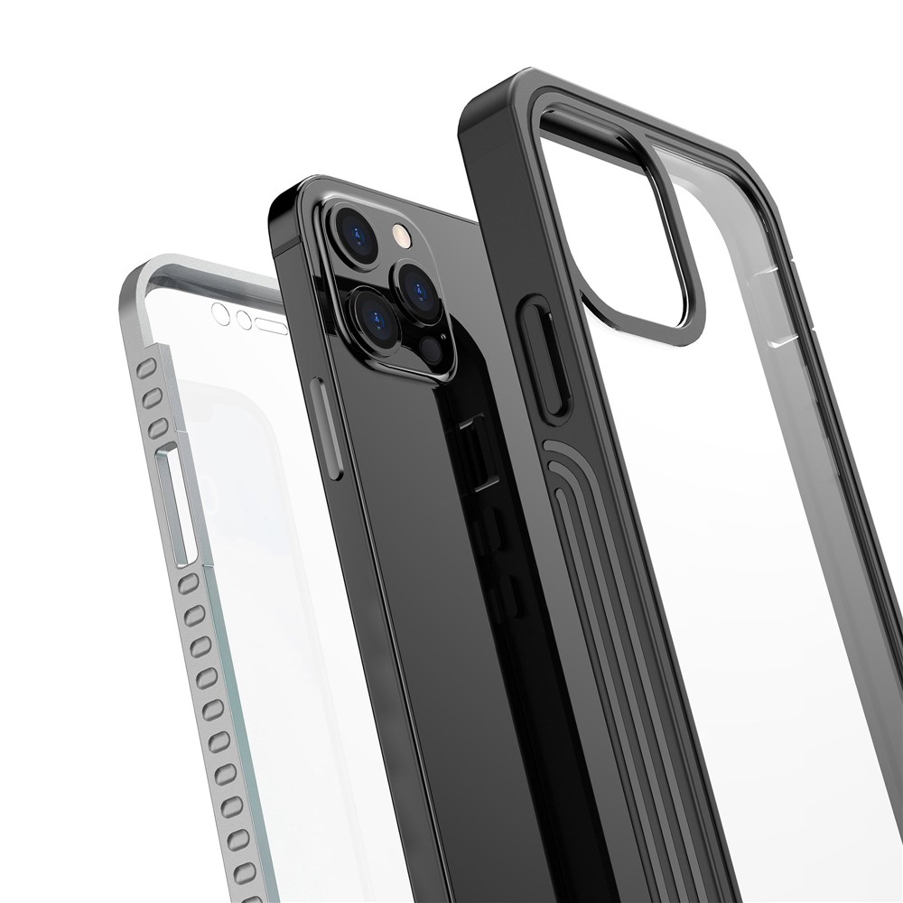 Shockproof All-inclusive PC Hard Cover Built-in PET Front Film for iPhone 12 Max/Pro 6.1 inch-7
