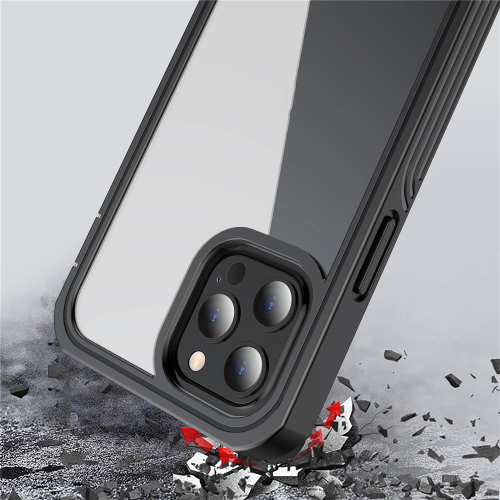 Pour IPhone 12 6.1 Pouces / 12 PRO 6.1 Pouces PC PC PC Couverture De Téléphone Hard Cover Cover Screen Screen Cover