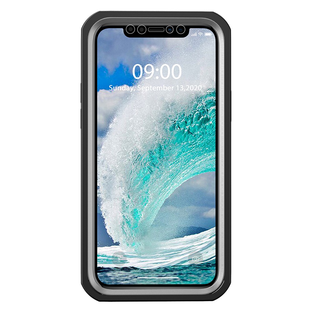 Full-body Protection Hard PC Case Shell Built-in PET Screen Protector for iPhone 12 Pro Max 6.7 inch-3