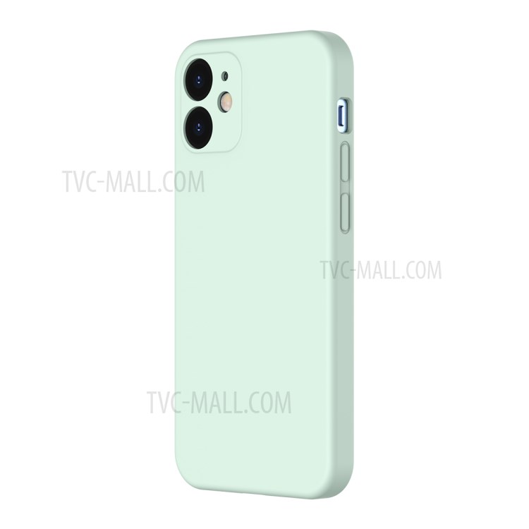 BASEUS CW-YMS Liquid Silicone Protective Cover for iPhone 12 - Light Green-2