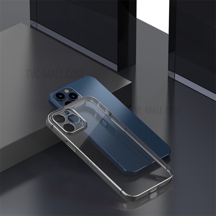 BASEUS Anti-fall Plating TPU Case for iPhone 12 Pro Max 6.7 inch - Grey-11