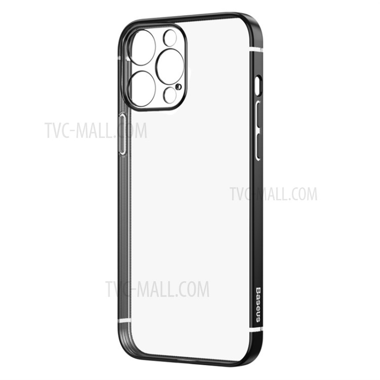 BASEUS Anti-fall Plating TPU Case for iPhone 12 Pro Max 6.7 inch - Black-1