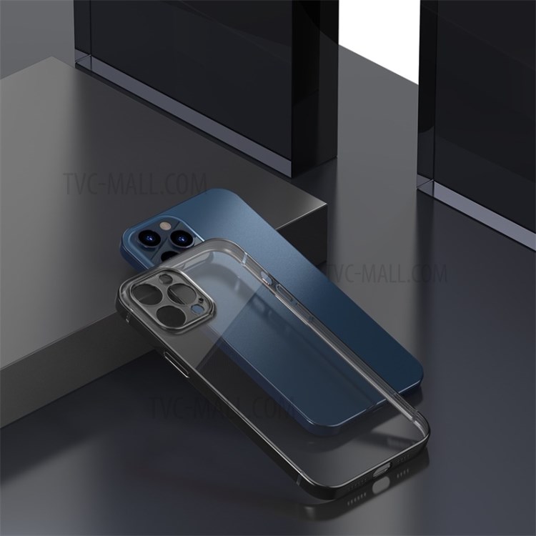 BASEUS Anti-fall Plating TPU Case for iPhone 12 Pro Max 6.7 inch - Black-10